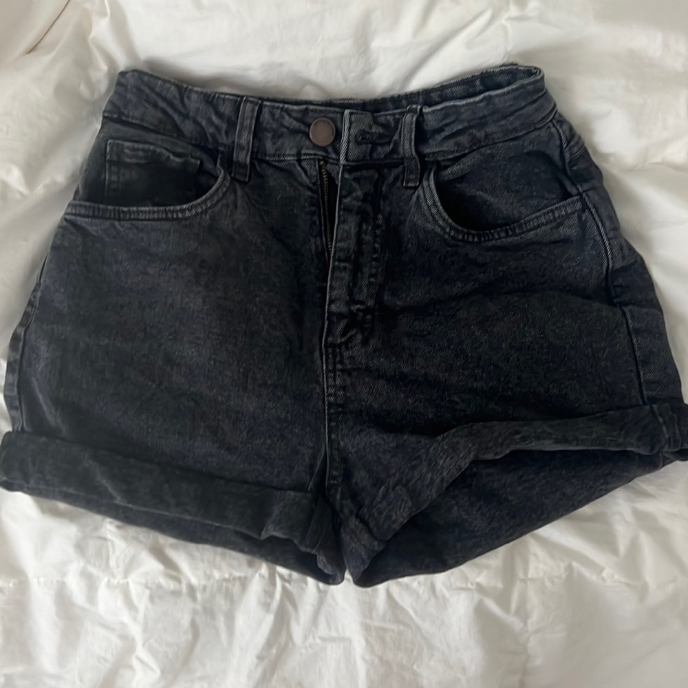 Cotton On Black High Rise Stretch Shorts